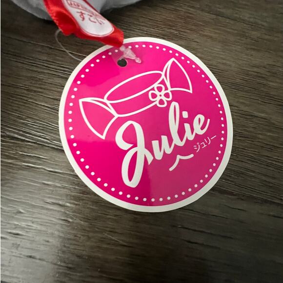 Doki Doki Japan Crate Exclusive Julie the Cat 6" Stuffed Plush Flower Charm NWT‎ - Picture 2 of 6